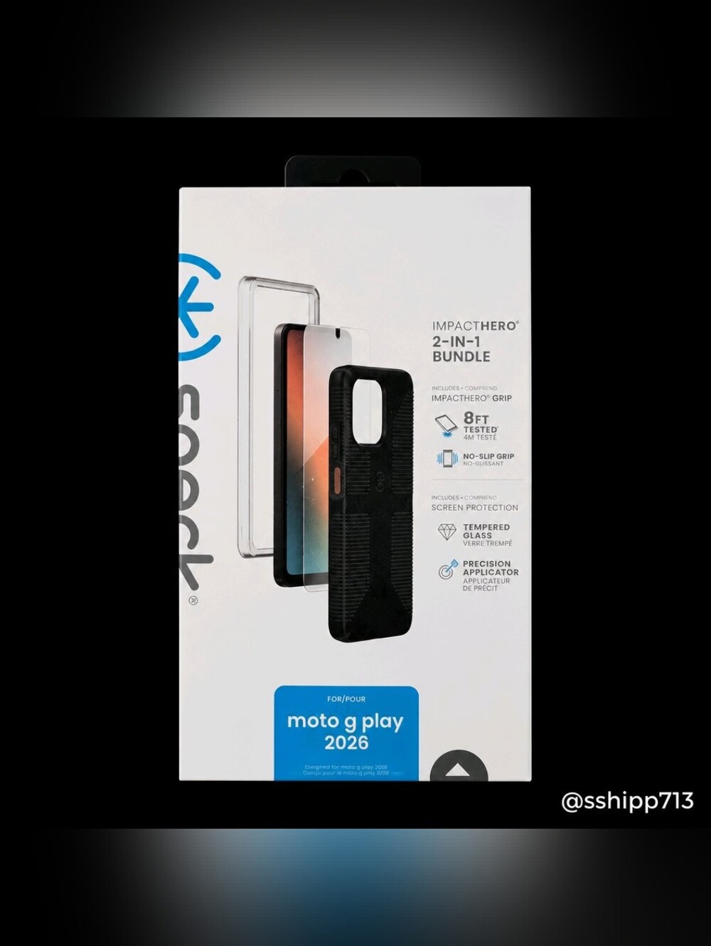 Motorola Moto G Play 2026 tempered glass protector, scratch-resistant Phone case